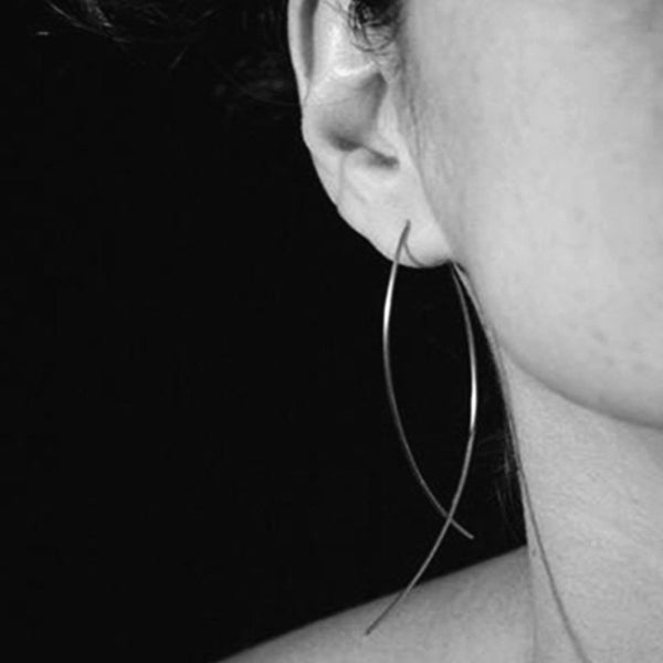 Golden Color Round Ball  Geometric Earrings For Party