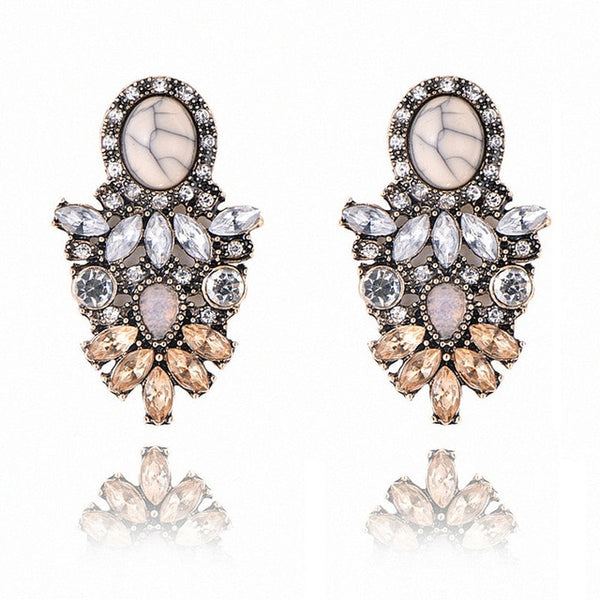 Golden Color Round Ball  Geometric Earrings For Party
